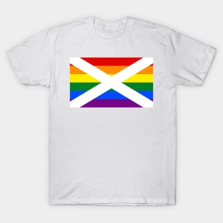 Scotland LGBTQ Pride Flag T-Shirt